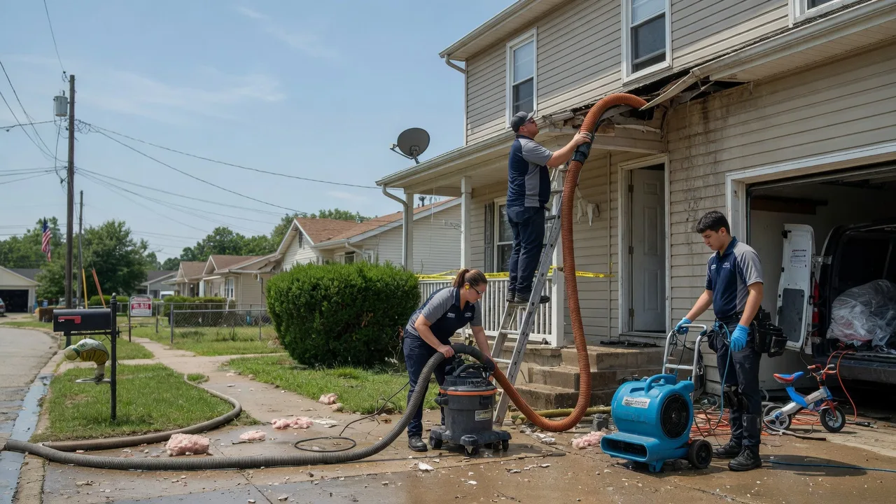 Water Damage Restoration in Pittsfield, IL near me